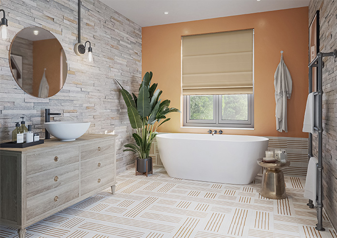 Lyra, Pareo Cream - Twist&Fit Roman Blind - Image 6